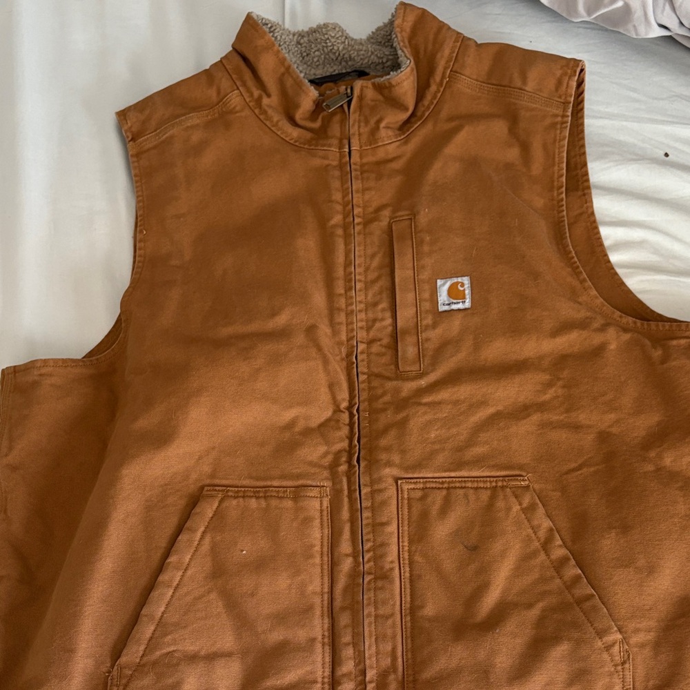 Carhartt Tan Work Vest
